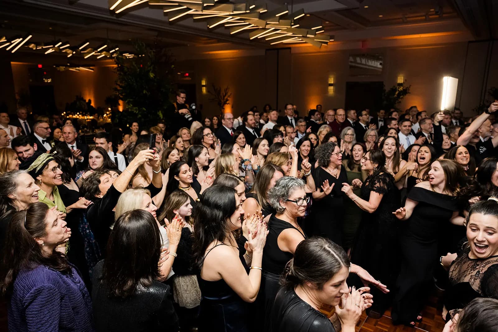 The Shuk Music Group performing at a Jewish wedding