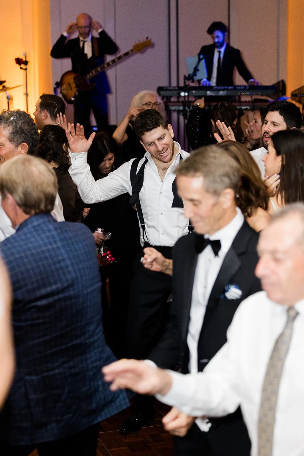 The Shuk Music Group performing at a Jewish wedding