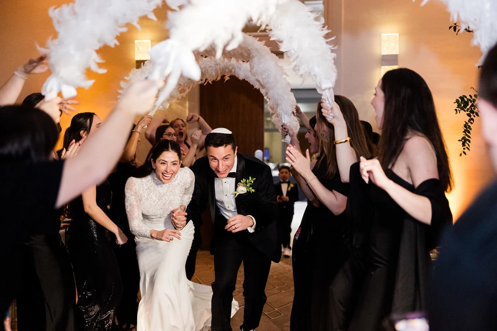 The Shuk Music Group performing at a Jewish wedding