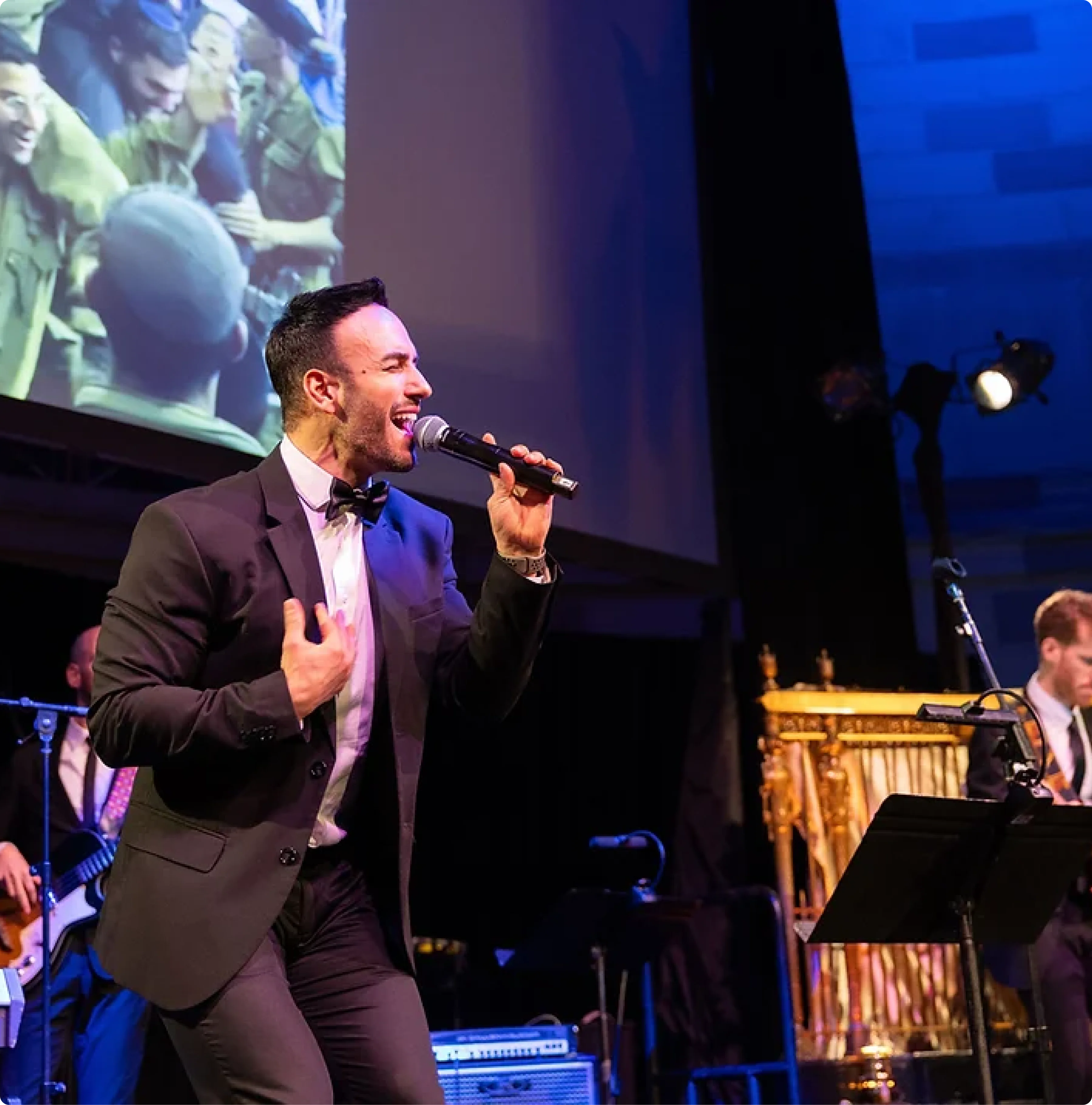 The Shuk performing live at a Jewish fundraising gala